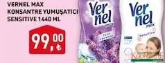 VERNEL MAX KONSANTRE YUMUŞATICI SENSİTİVE 1440 ML fiyat ve kampanya bilgisi